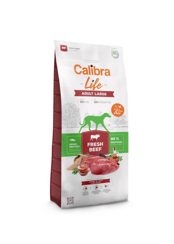 Calibra Dog Life Adult Large Fresh Beef 2,5kg/12kg
