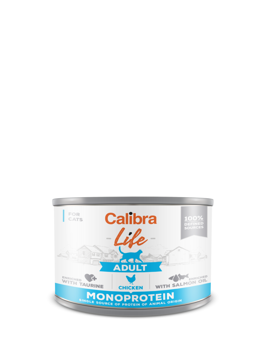 Calibra Cat Life can Adult Chicken 200gr