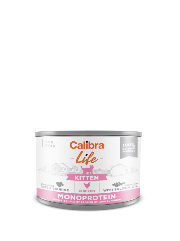Calibra Cat Life Kitten Chicken 200gr
