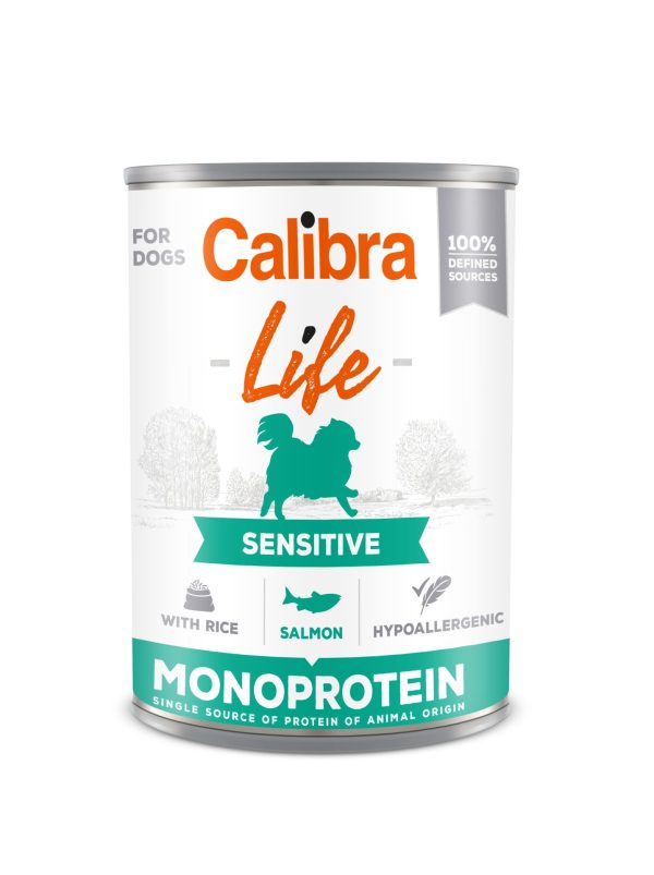 Calibra Dog Life can Sensitive Salmon with rice 400gr