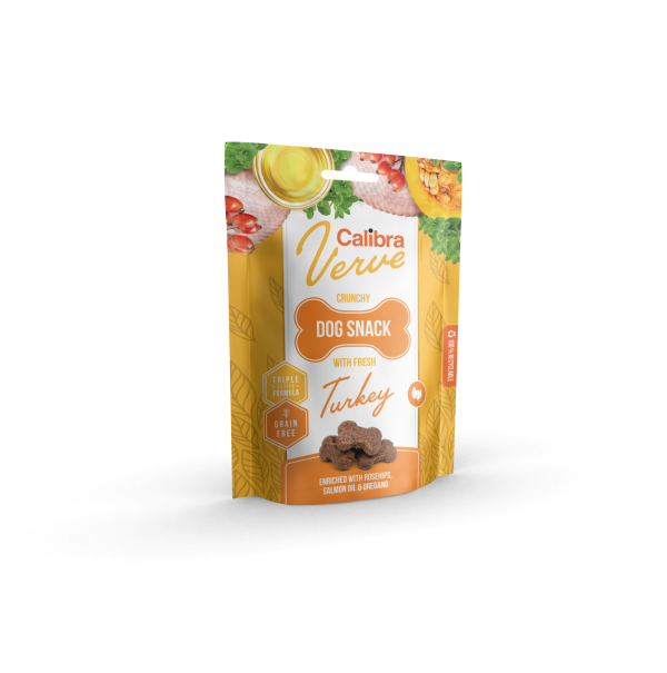 Calibra Dog Verve Crunchy Snack Fresh Turkey 150gr