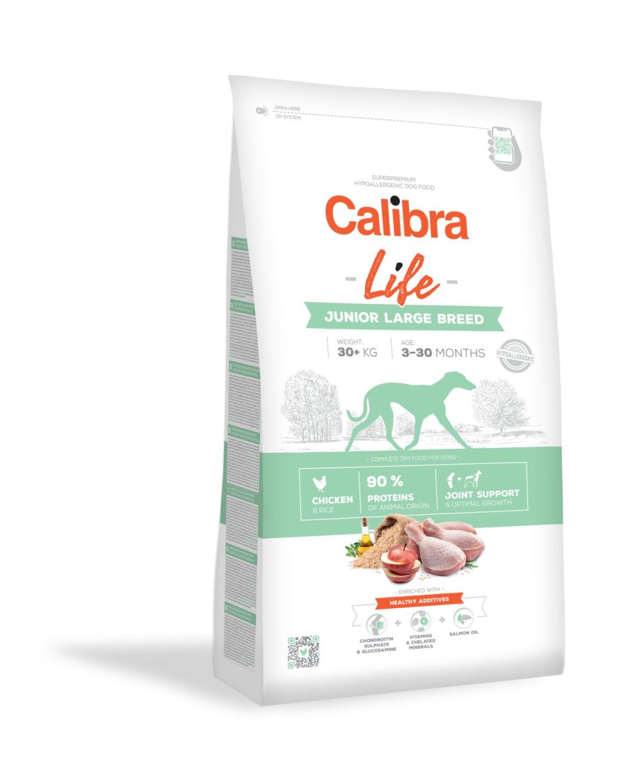 Calibra Dog Life Junior Large Breed Chicken 12kg