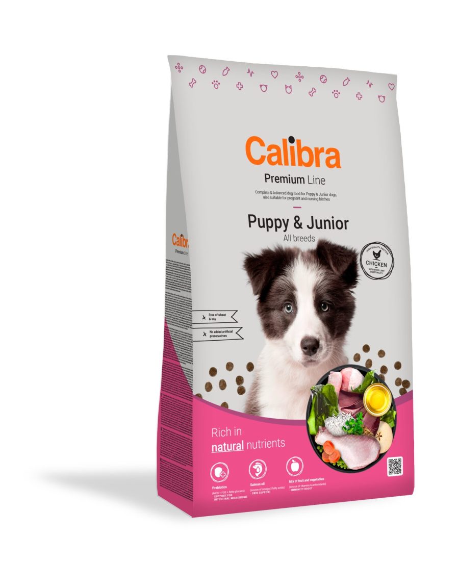 Calibra Dog Premium Line Puppy&Junior 3 kg / 12 kg