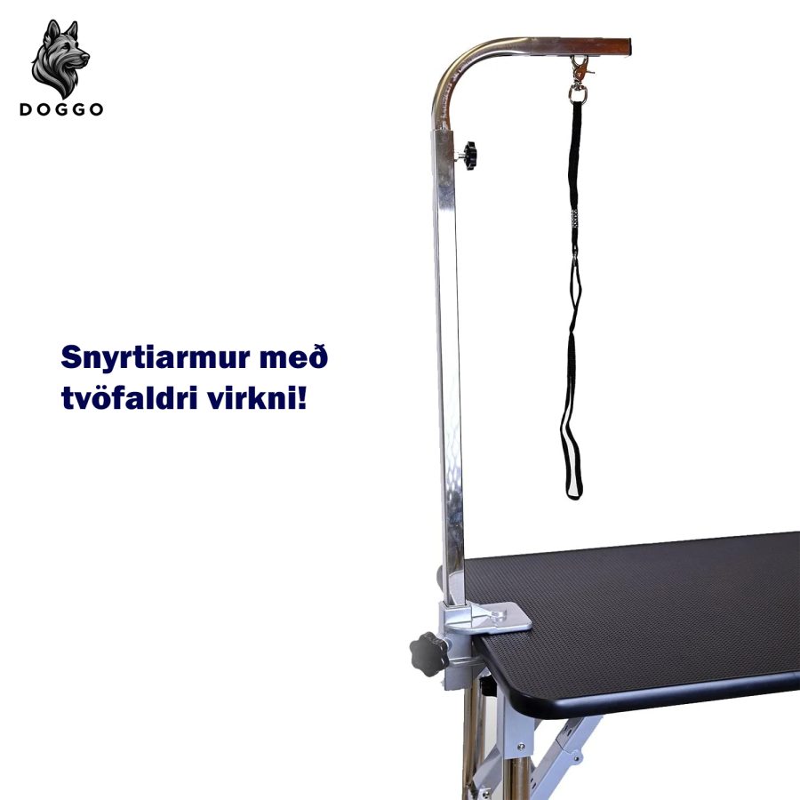 FT-812 Sambrjótanlegt Bleikt gæludýra snyrtiborð (Miðstærð) - Image 5