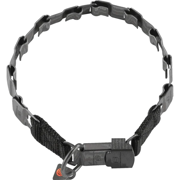 NeckTech Fun with ClickLock - Hálsól Ryðfrítt stál svört.