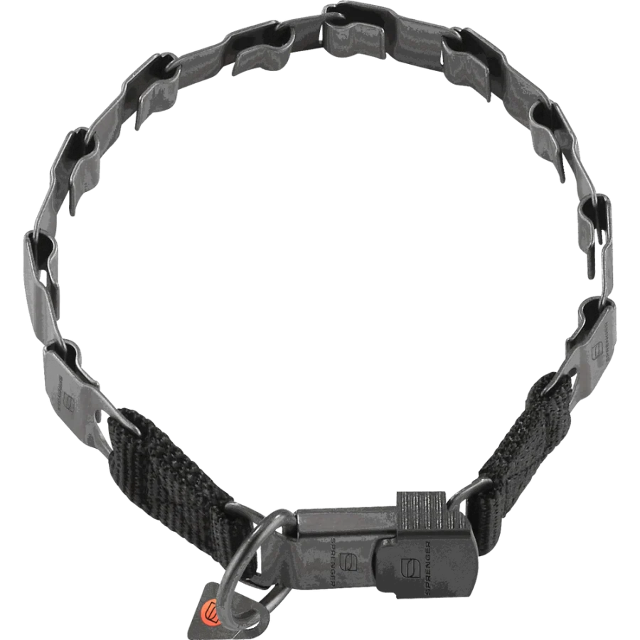 NeckTech Fun with ClickLock - Hálsól Ryðfrítt stál svört.