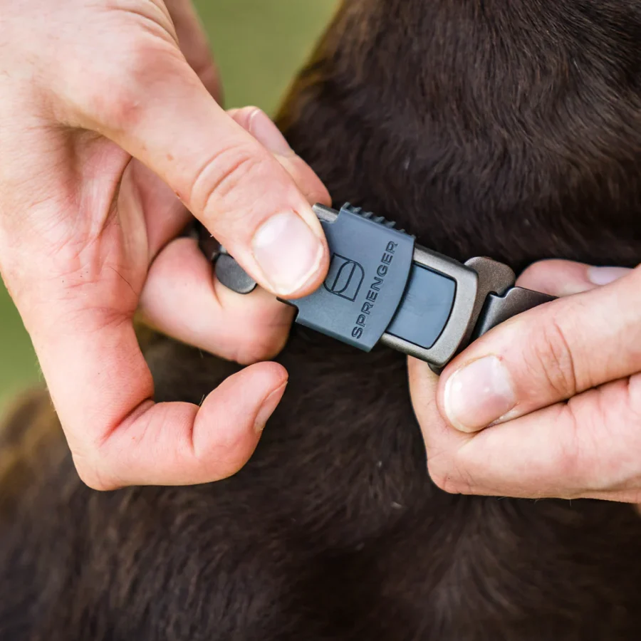 NeckTech Fun með takmörkun og ClickLock - Hálsól Ryðfrítt stál svört. - Image 4