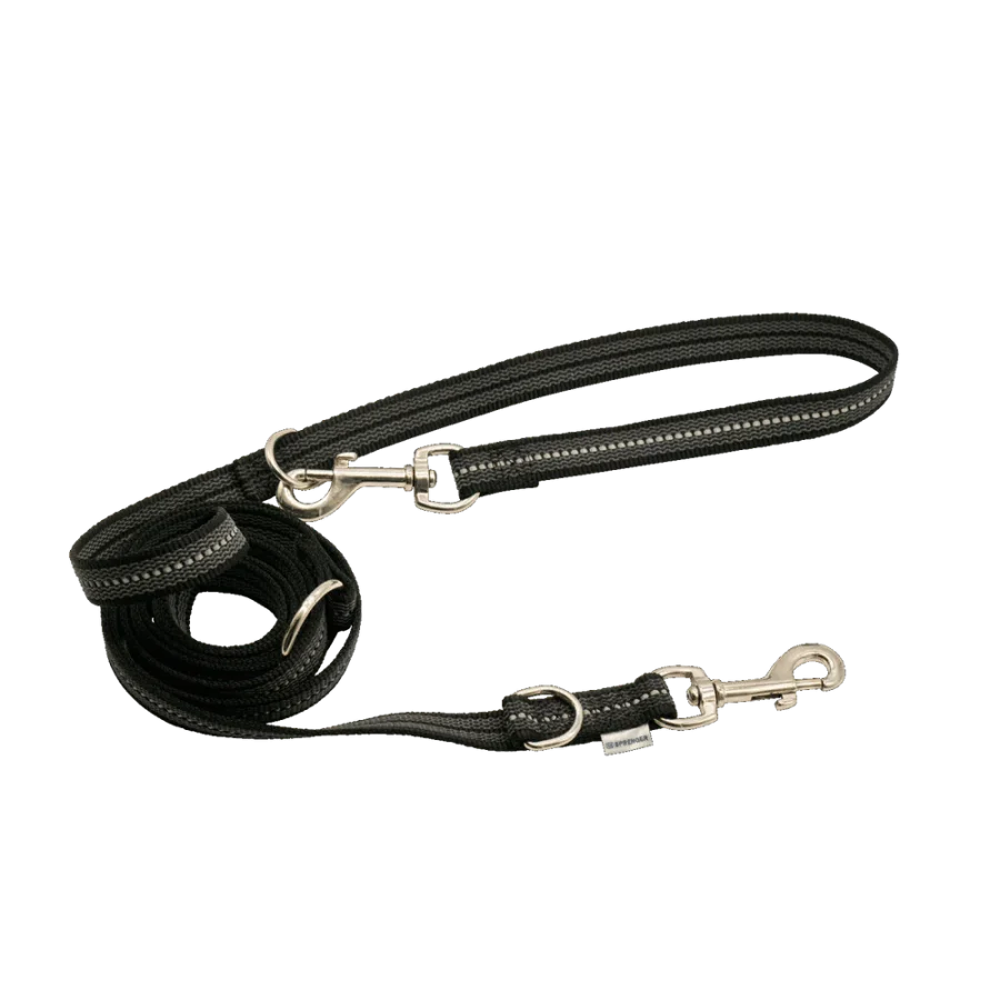 Rubberized leash, 2.5 m 3- fallt stillanleg - Image 9