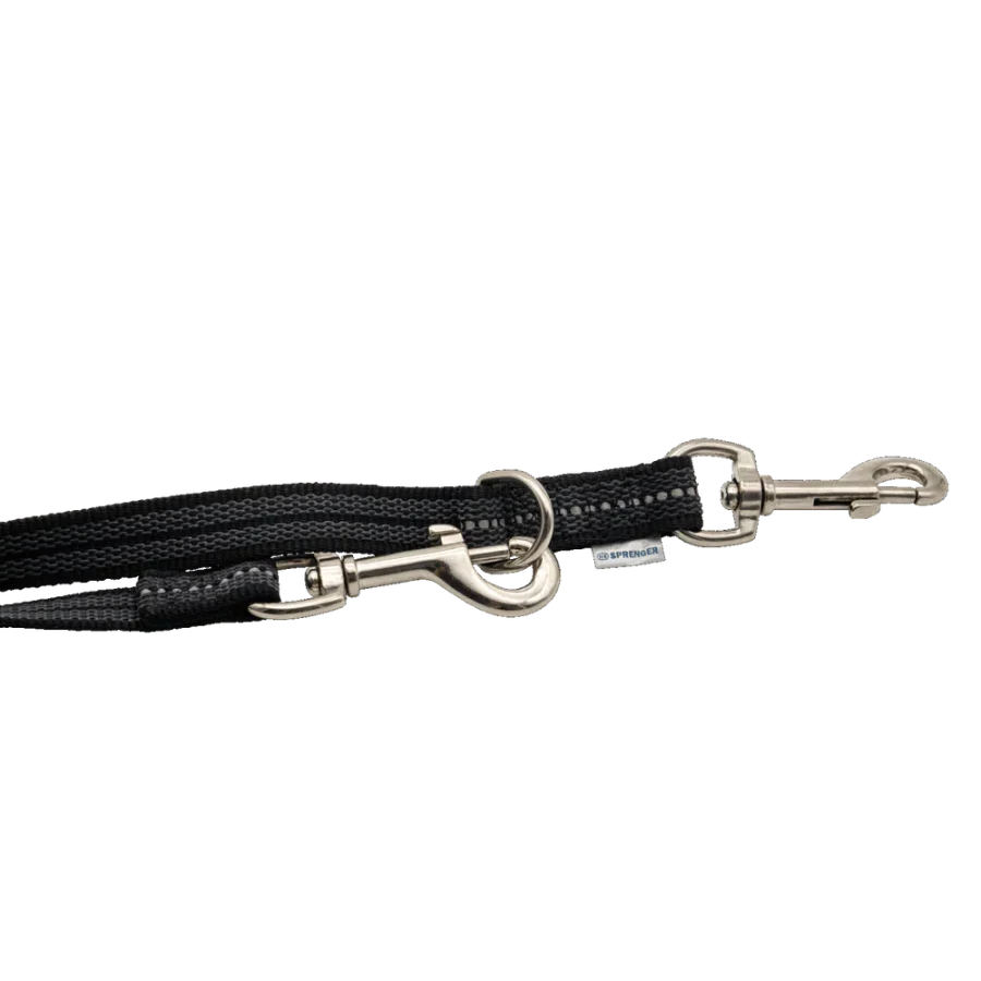 Rubberized leash, 2.5 m 3- fallt stillanleg - Image 11