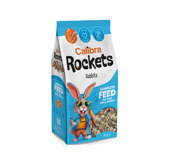 Calibra Rockets Kanínufóður 900g