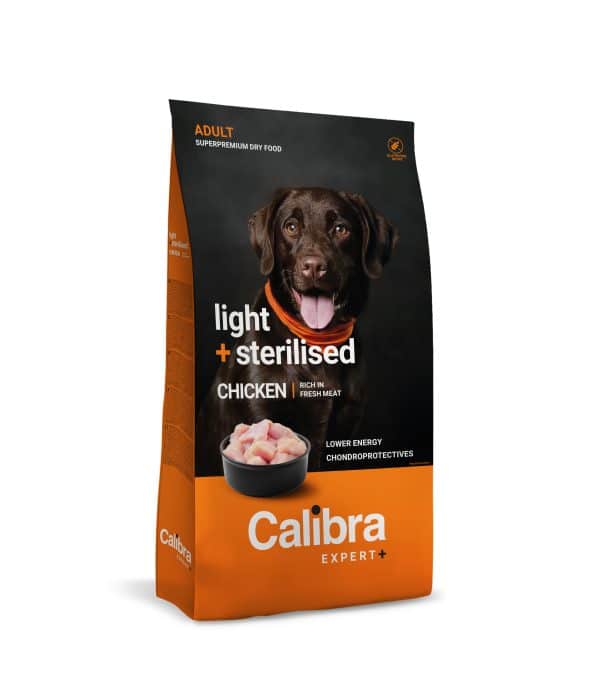 Calibra Dog EXPERT+ Adult Light & Sterilised Chicken