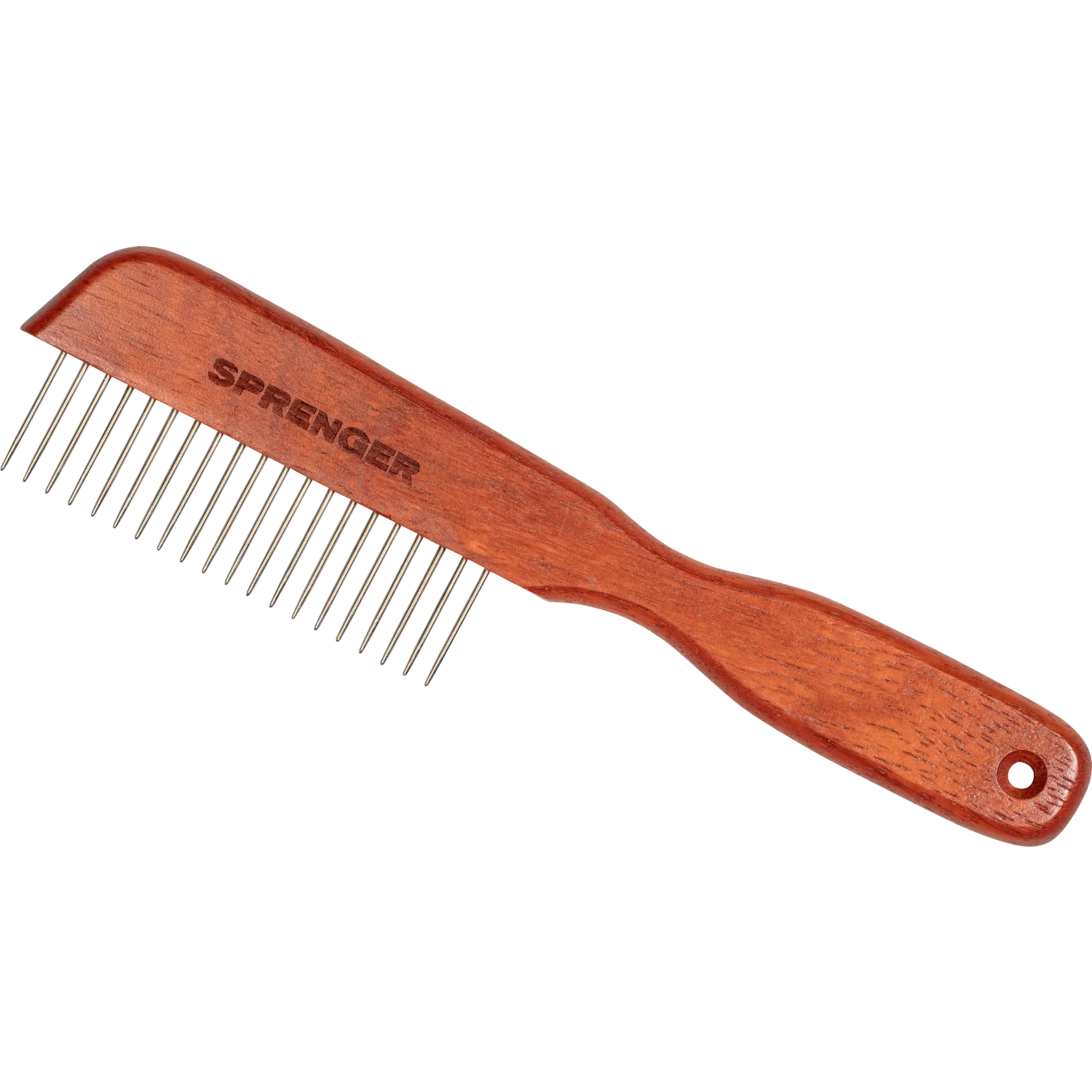 Sprenger - Hundagreiða - 30 x 25 mm, 30 mm stál tennur - Viðar